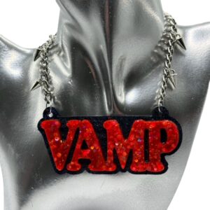 Vamp Resin Necklace