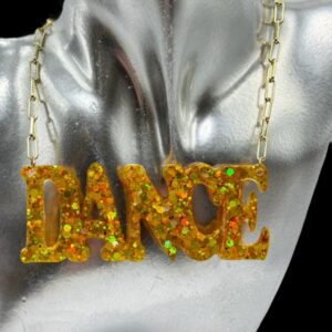 Dance Resin Necklace